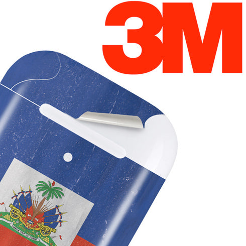 Haiti Flag Distressed Apple AirPods 2 Skin